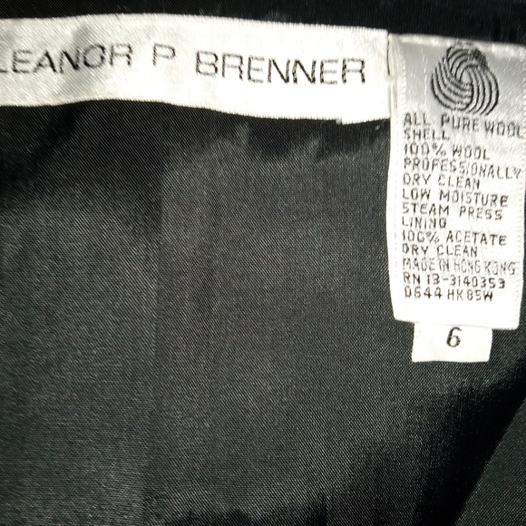 Ellenor P Brenner sequin accent blazer size 6 - Picture 2 of 3